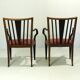 Pair of Large Palace Armchairs, Art Deco, Austria 1920
