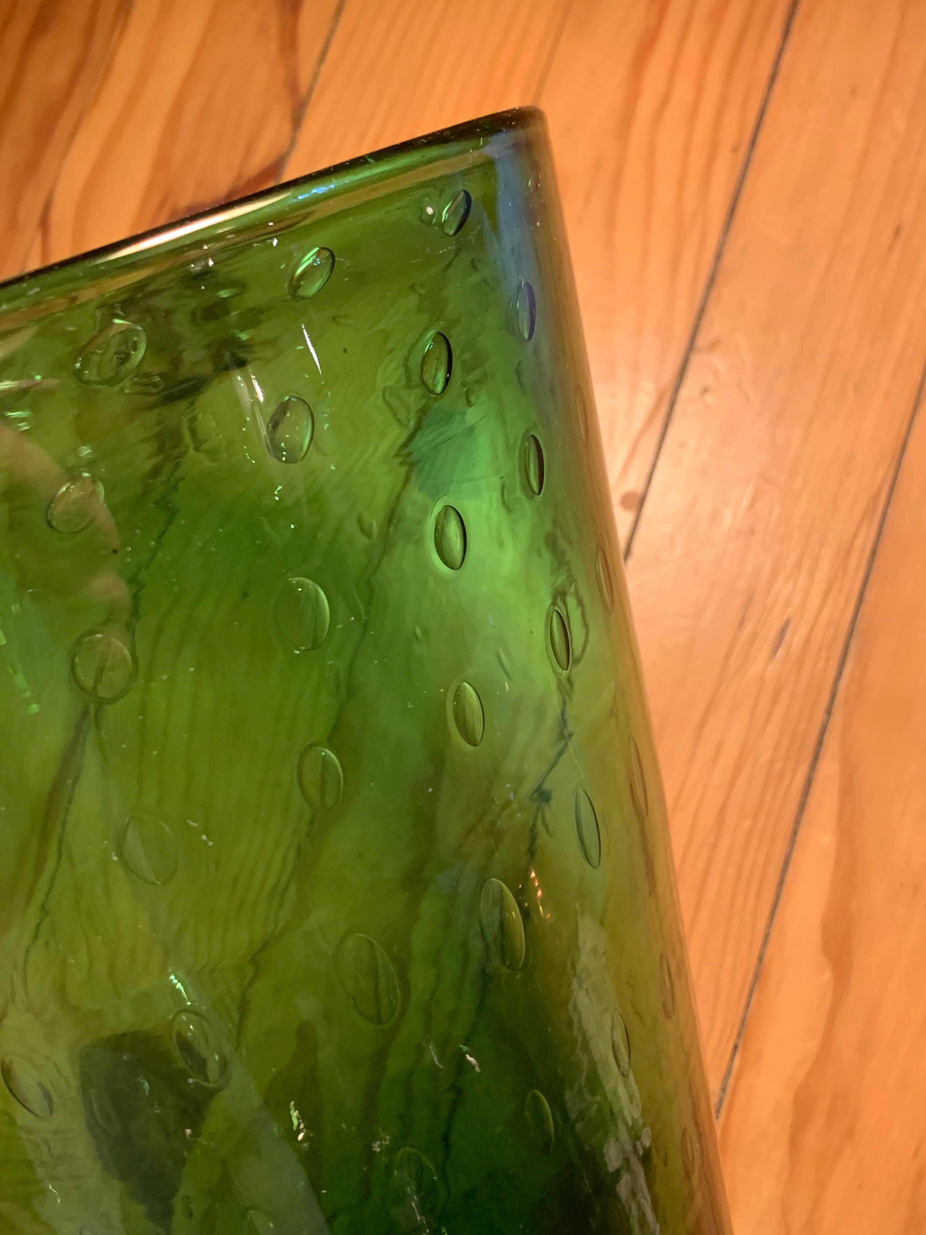 Green vase
