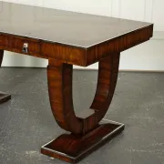 Double-Faced Drawer Desk Art Deco by Theodore Alexander