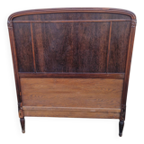 Art Deco rosewood headboard