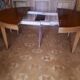 Extendable solid cherry wood dining table