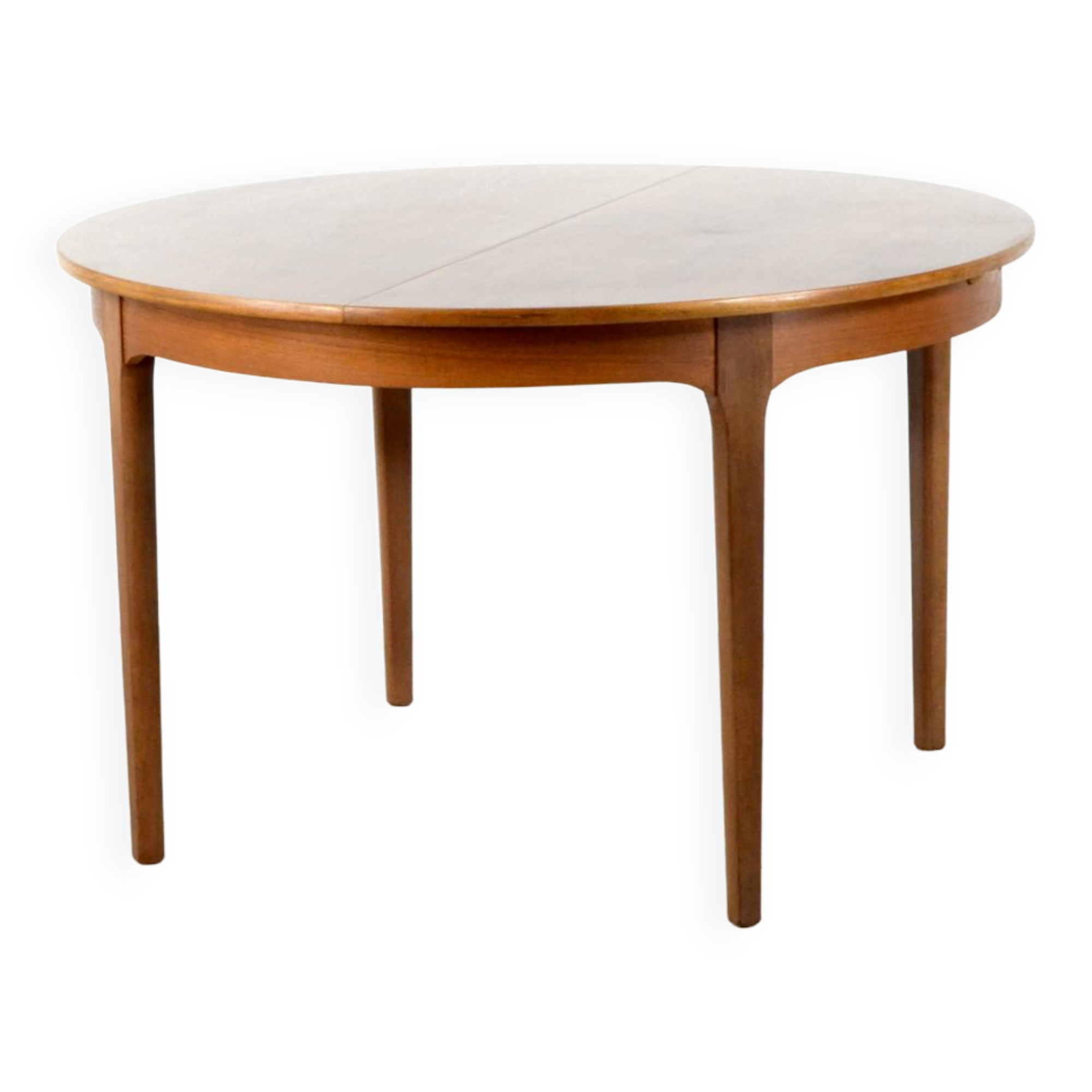 Midcentury Extending Round Teak Table and Chairs by Nathan. Vintage Modern / Danish Style / Retro.