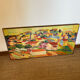 Contemporary painting cubist landscape on canvas