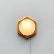 Vintage Space Age wall lamp by Rolf Krüger for Paul Neuhaus, 1970s