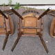 Lot of 4 bistro chairs Baumann - wood