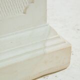 MK10238 Glass and concrete coffee table