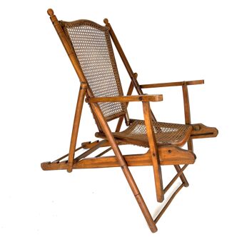 Fauteuil transat en bois bateau de croisière