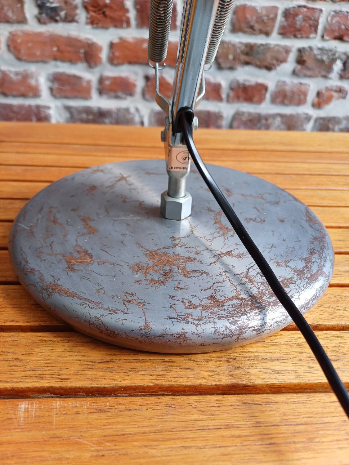 Aluminor lamp in chrome metal 80's