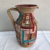 Ancien pichet céramique beige