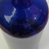 Large Blue Glass Bottle