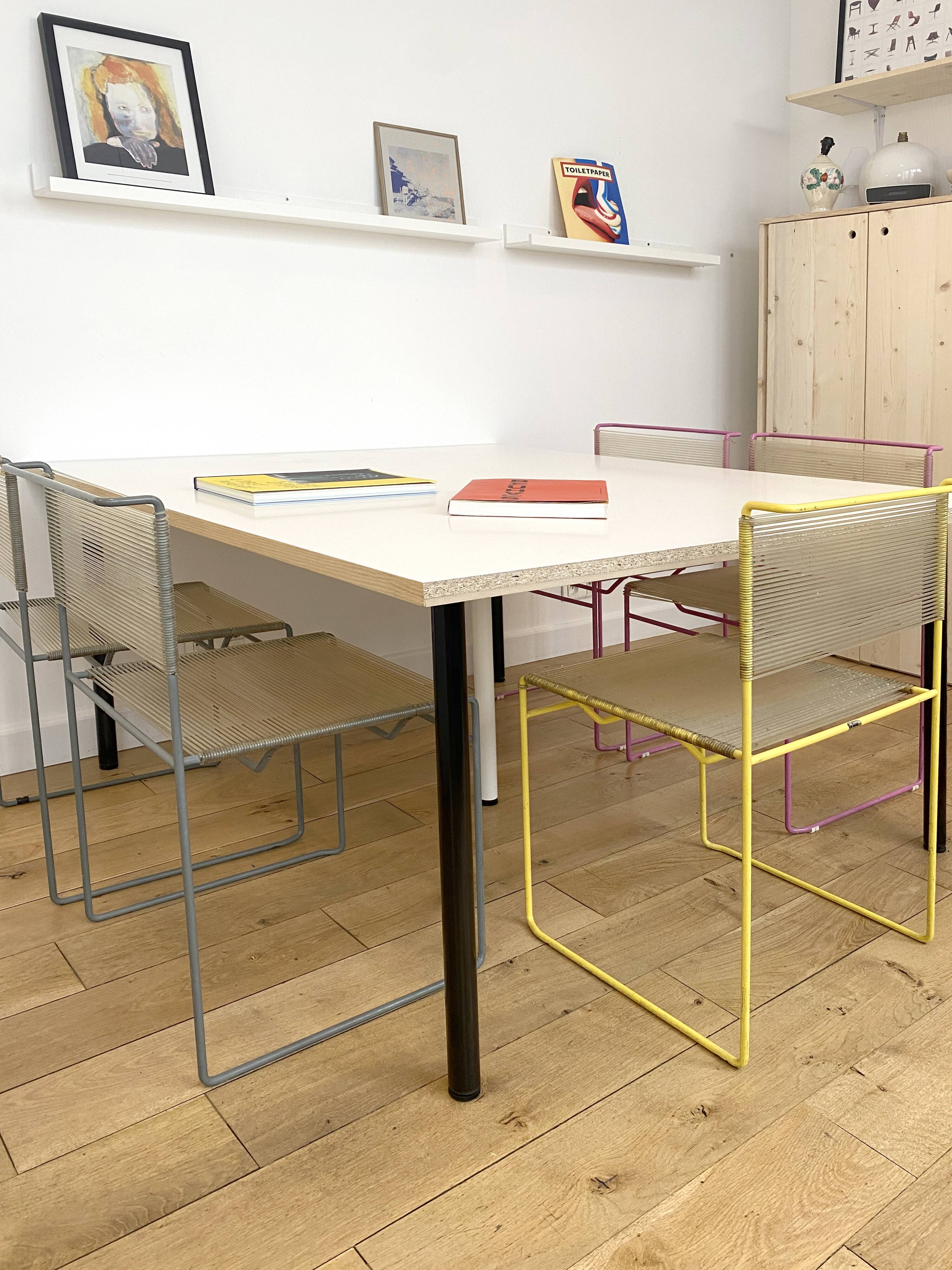 Spaghetti chairs by Giandomenico Belotti