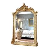 Nineteenth pedimented mirror