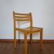 6 chaises en bois empilables