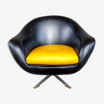 Mid-century swivel lounge chair, 1960