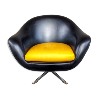 Mid-century swivel lounge chair, 1960