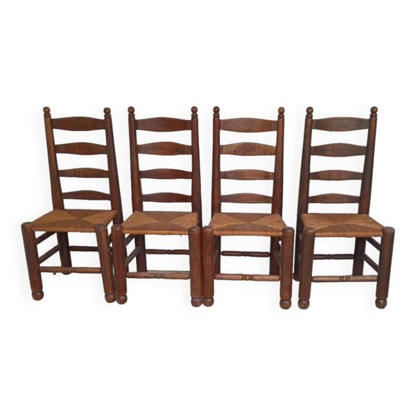 Set de 4 chaises brutalistes — Beyit