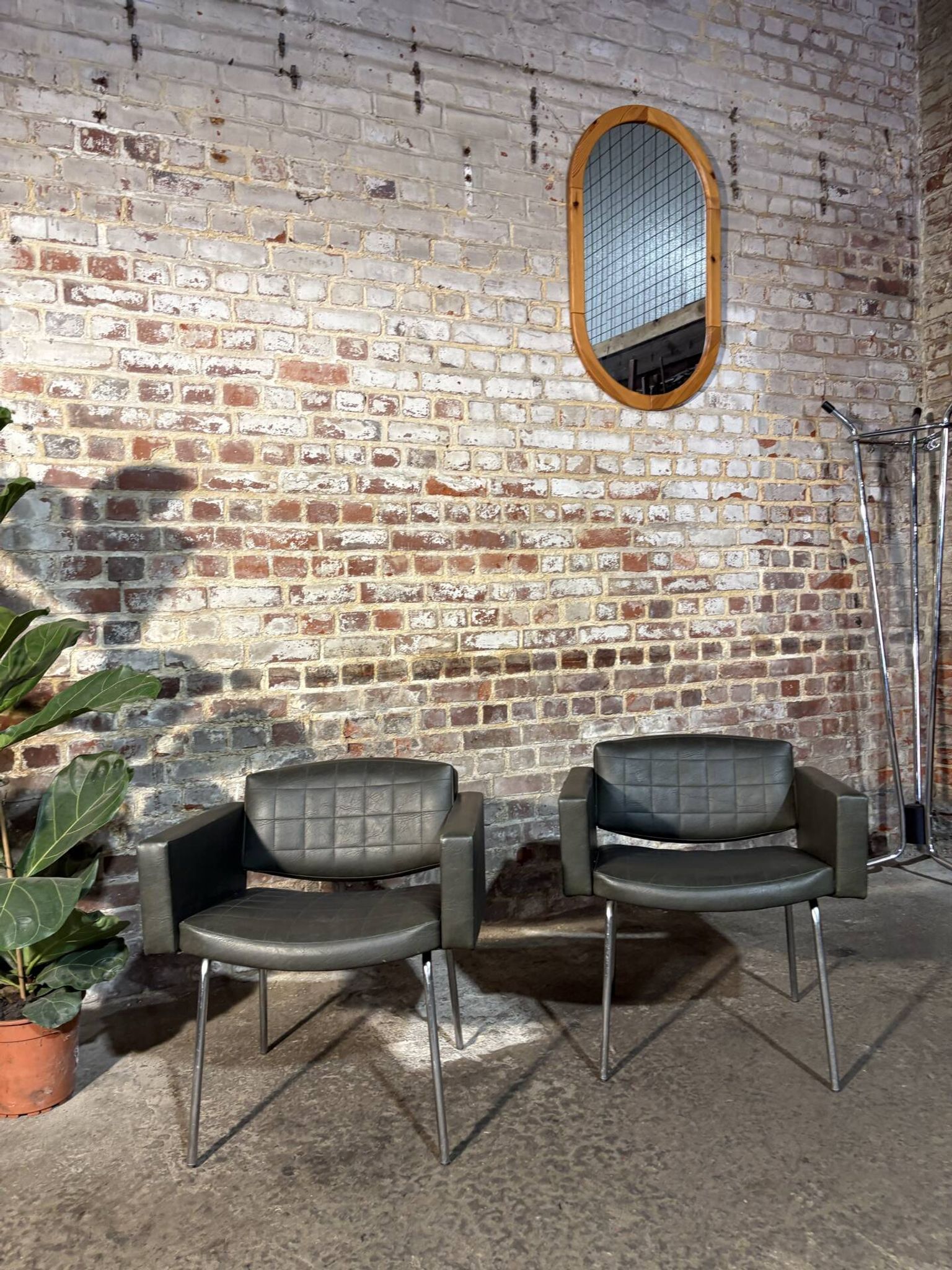 Pair of armchairs by Pierre Guariche, Meurop.