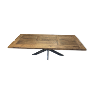 Table plateau ferme chene