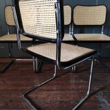 4 chairs Marcel Breuer B32 Cesca 1970