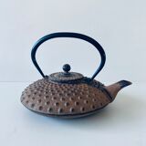 Ancient Japanese teapot in cast iron