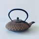 Ancient Japanese teapot in cast iron