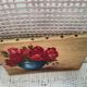 Oil on canvas bouquet of roses signed P. HELLO