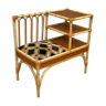 Rattan telephone bench from the 70s