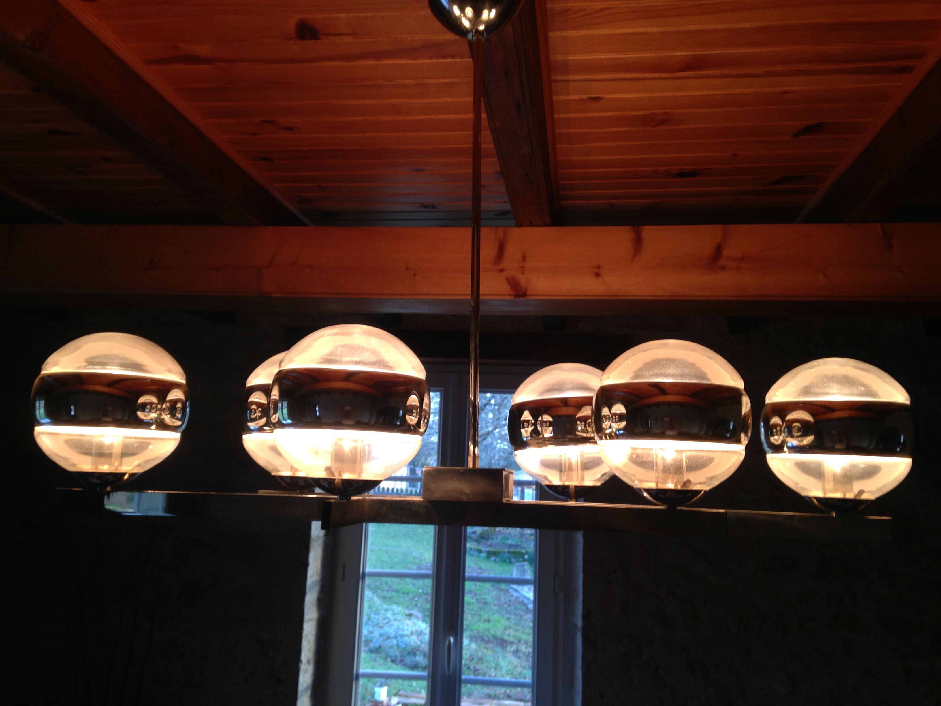 Italian chandelier, vintage 70