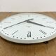 Grey Industrial Factory Wall Clock from Siemens, 1970s
