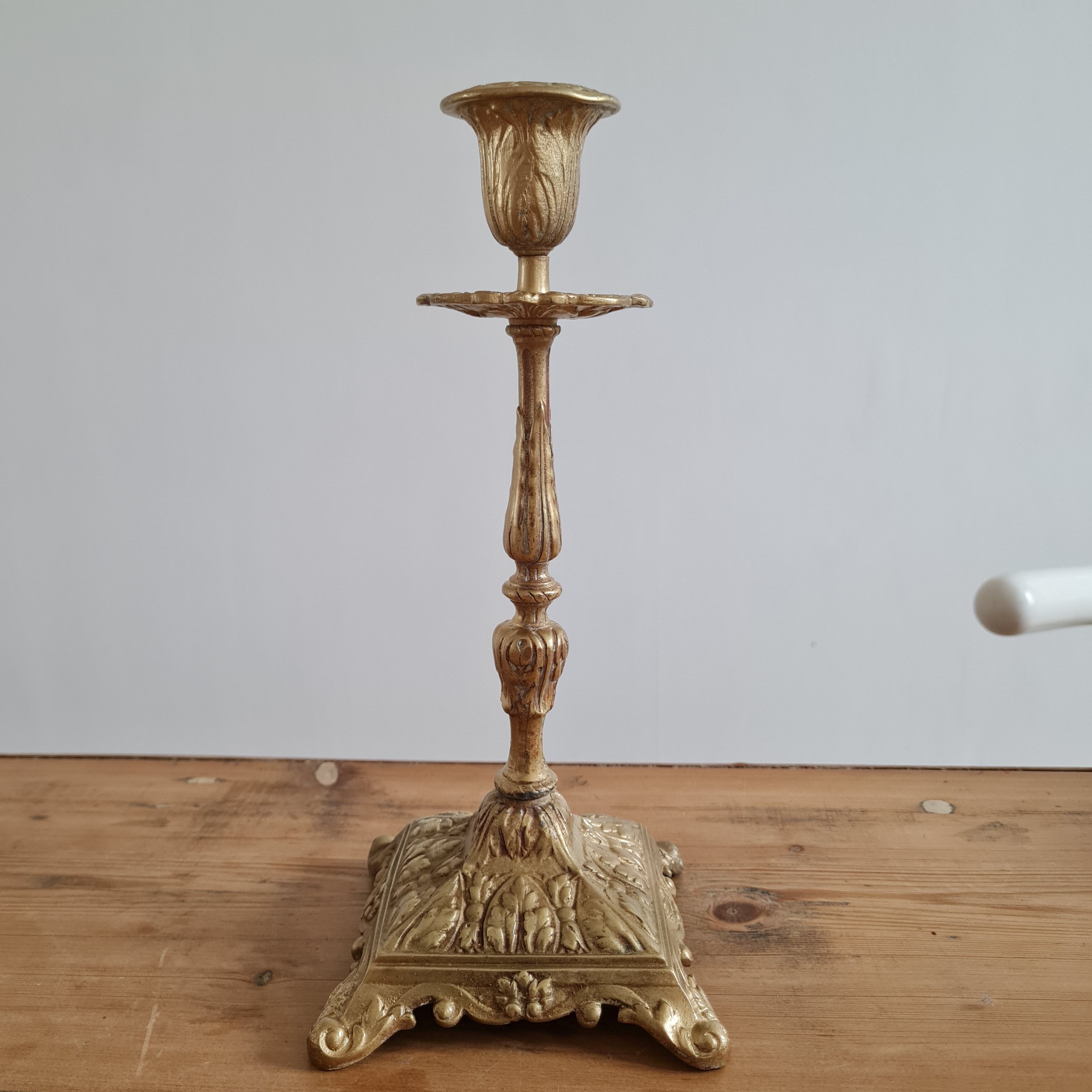 Bronze candle holder