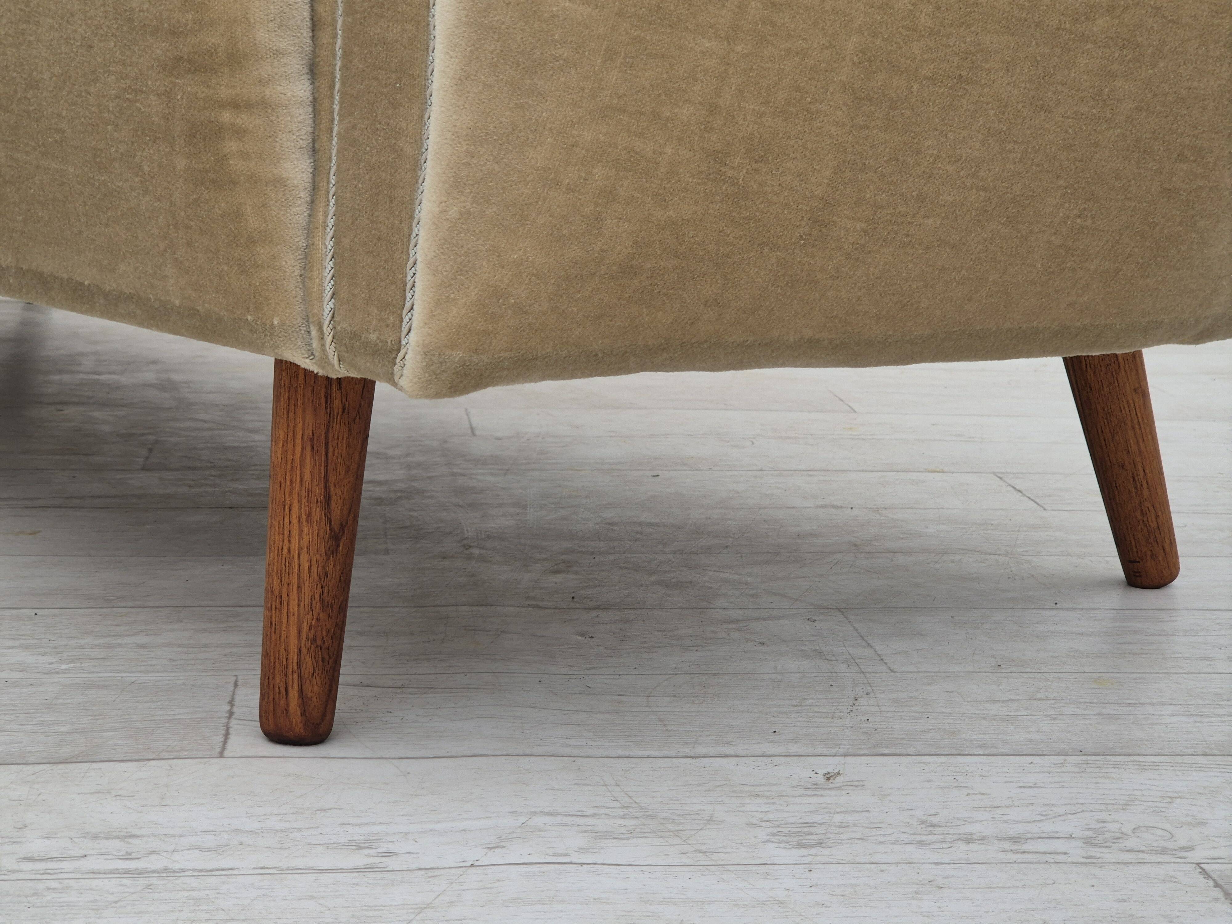 1960s, Danish design by Kurt Østervig for Rolschau Møbler, 3 seater sofa, model 57, original.