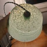 Vintage glass suspension Clichy