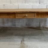 Solid oak farm table