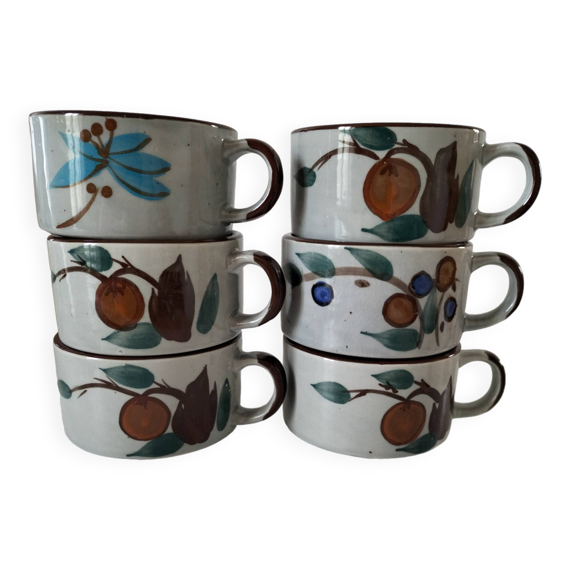 Large stoneware mugs