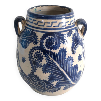 Blue Ceramic Amphora