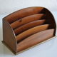 Range courrier bois et laiton