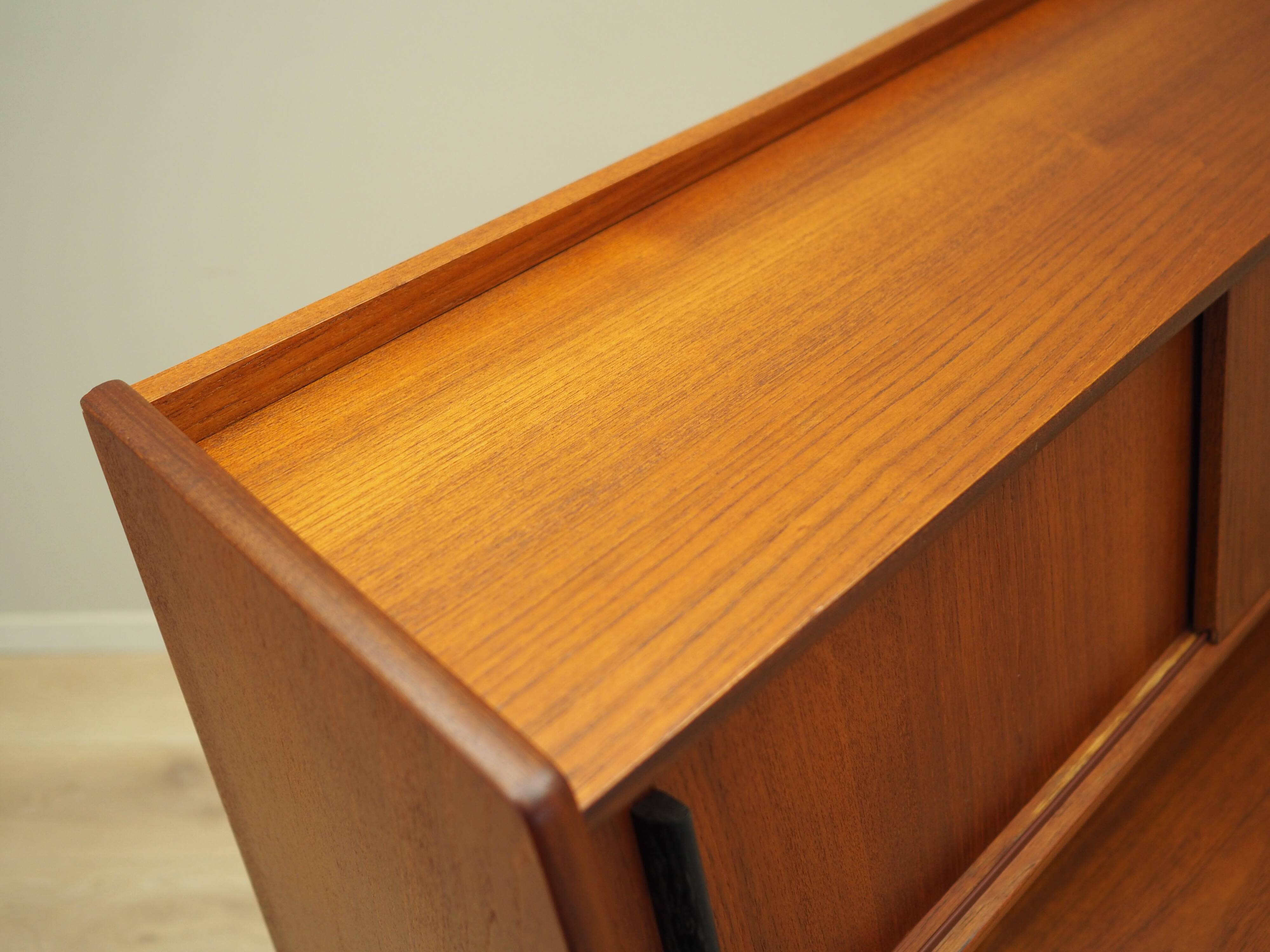 Teak secretary, Danish design, 1970s, production: Denmark