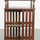 Large Antique English Oak Library Book Carousel