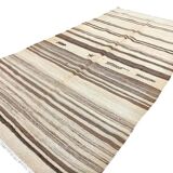 Oushak Vintage Neutral Wool Rug