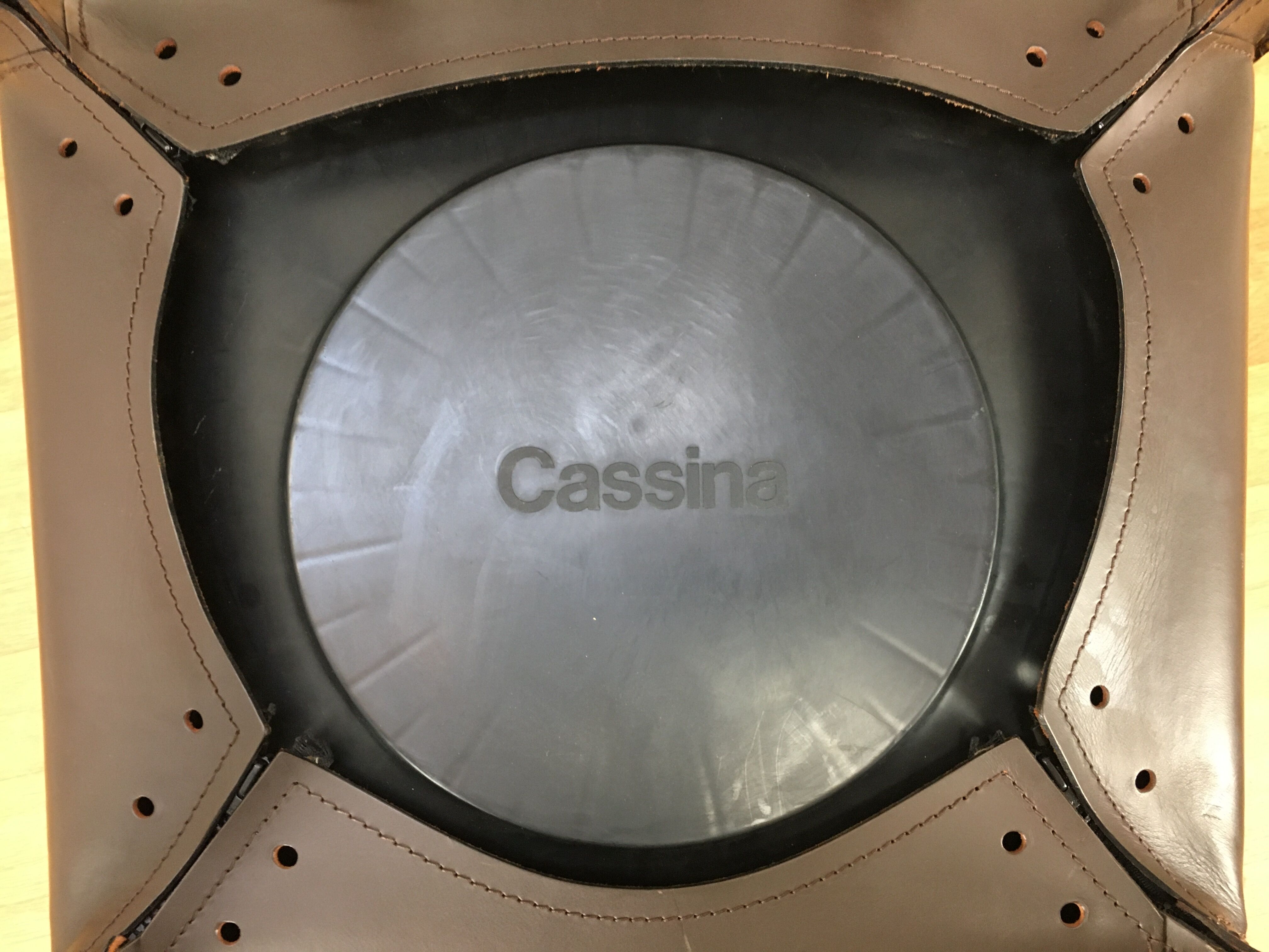 Mario Bellini leather armchair for Cassina, model CAB 413