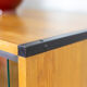Oak and metal bookcase  design ARP (Motte Guariche Mortier), edition Minvielle 1960