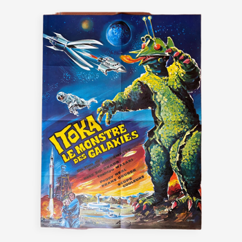 Original cinema poster "Itoka, the monster of the galaxies" 60x80cm 1967