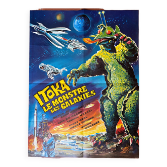 Affiche cinéma originale "Itoka, le monstre des galaxies" 60x80cm 1967