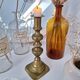 Vintage brass candle holder