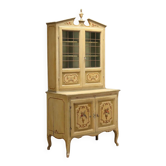 18th-century antique baroque lacquered wooden buffet