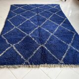Berber rug in natural wool 2.5x1.5 m