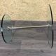 1970s 1980s Coffee Table Side Table in Chrome and Glass Space Age Design