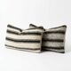 Set of 2 vintage kilim cushion covers 25x51 cm