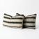Set of 2 vintage kilim cushion covers 25x51 cm