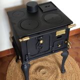 Antique cast iron stove stove